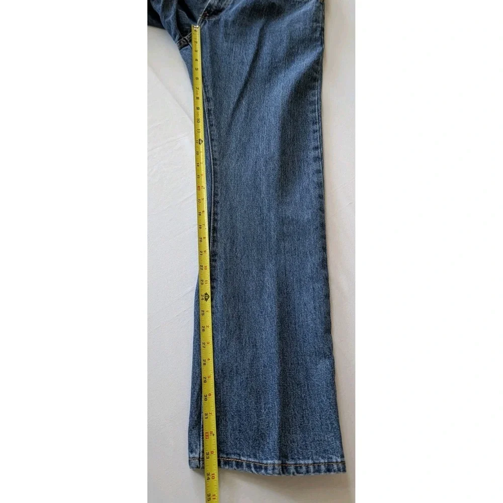 Levi's 517 Bootcut Jeans Mens 36x32 Dark Wash Denim Blue EUC